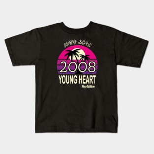 2008 Birthday Gift New Soul Young Heart Kids T-Shirt